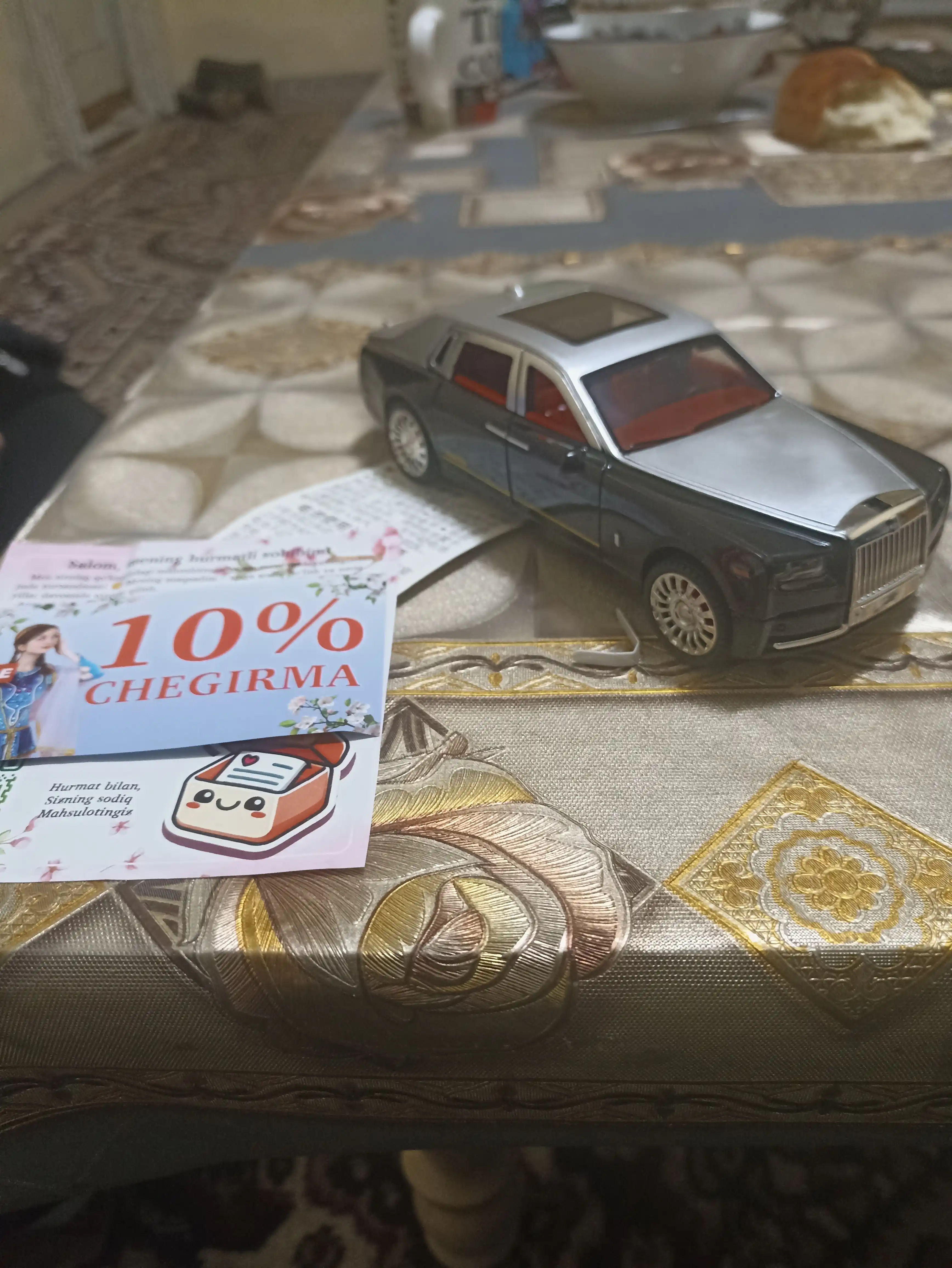 Коллекционная модель машины, Rolls Royce, детские подарки для мальчиков