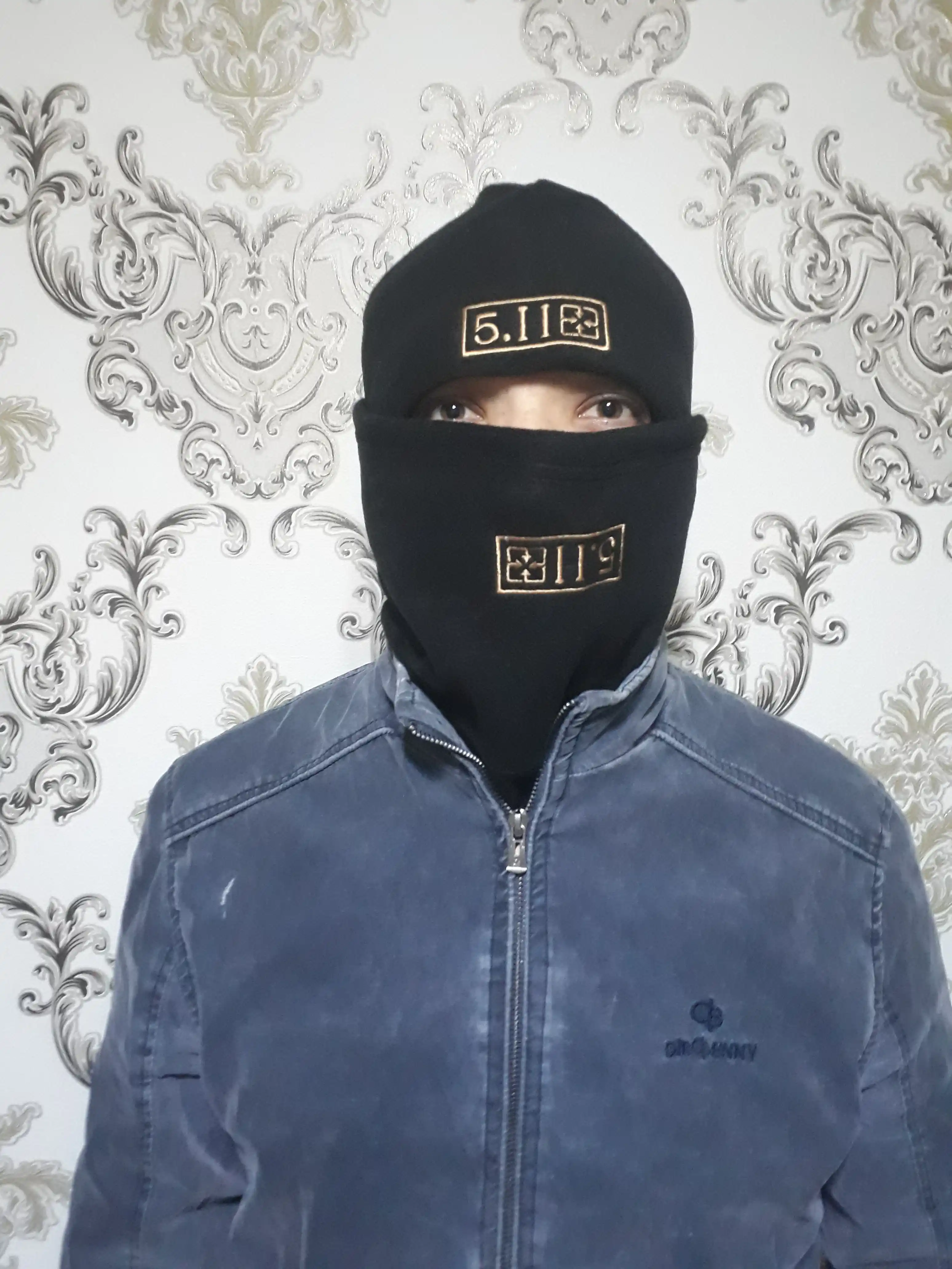 Shapkaqishki,Qishki, Flis Bo‘yin O‘rami Sharf Sport,Harbiy,Turizm,Taktik,Qora/Yashil