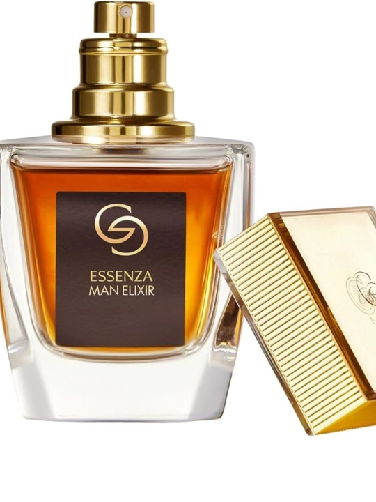 Kuchli iroda va mukammallik uchun Man Giordani Gold Elixir Man atirlari, 50 ml - 
