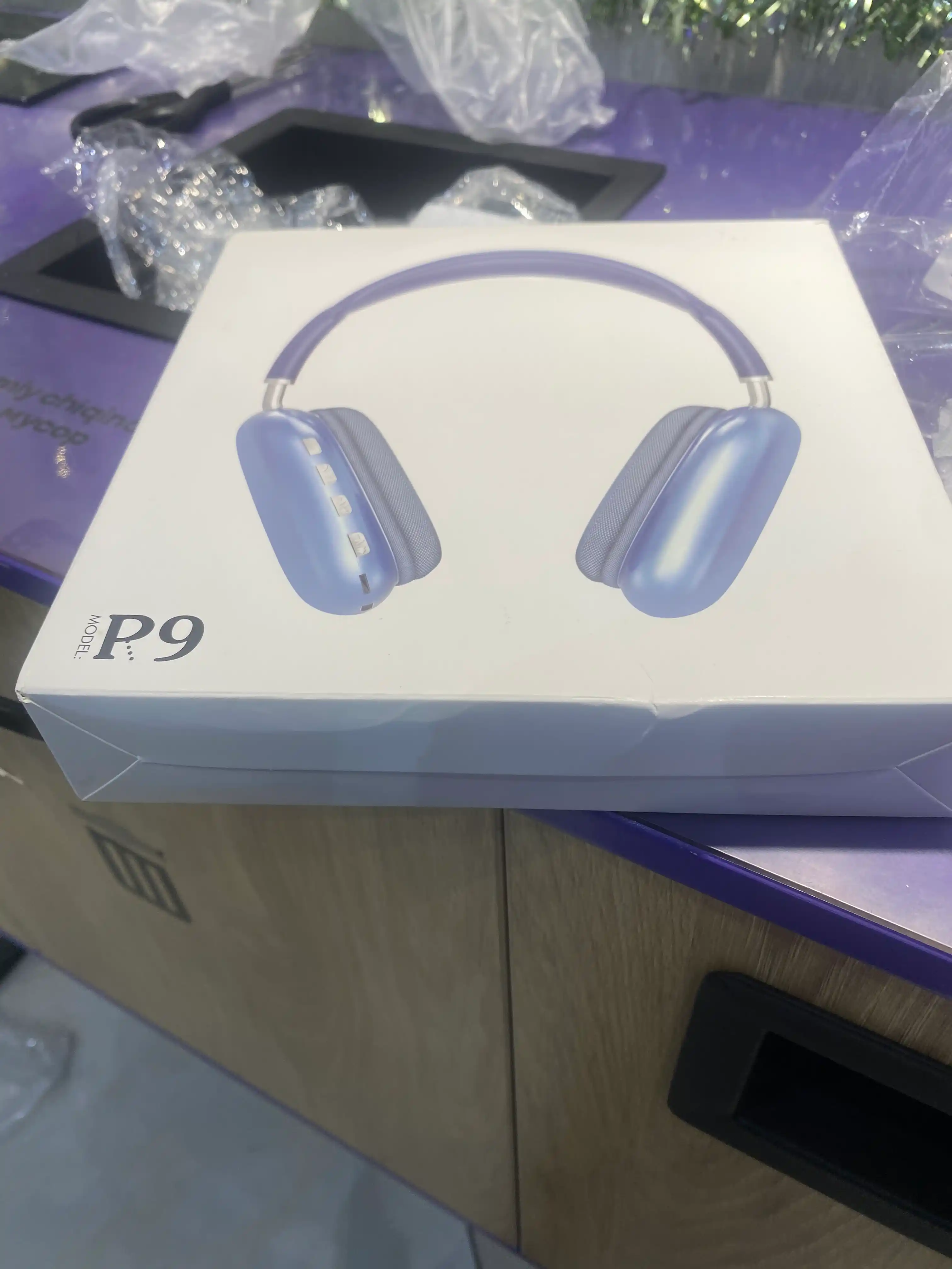 Simsiz Bluetooth quloqchinlar P9, toliq o'lchamli bluthooth naushnik