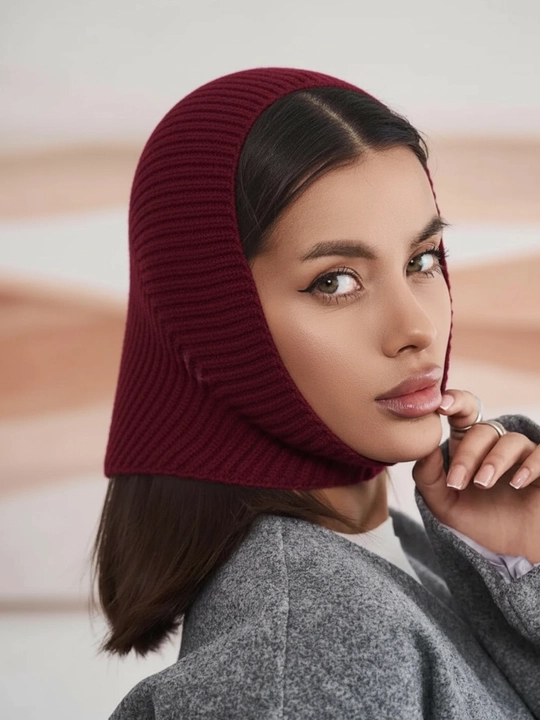 Kosinka, qishki bandana, yumshoq issiq qalpoq, qalin beret, sharf, ayollar va qizlar uchun