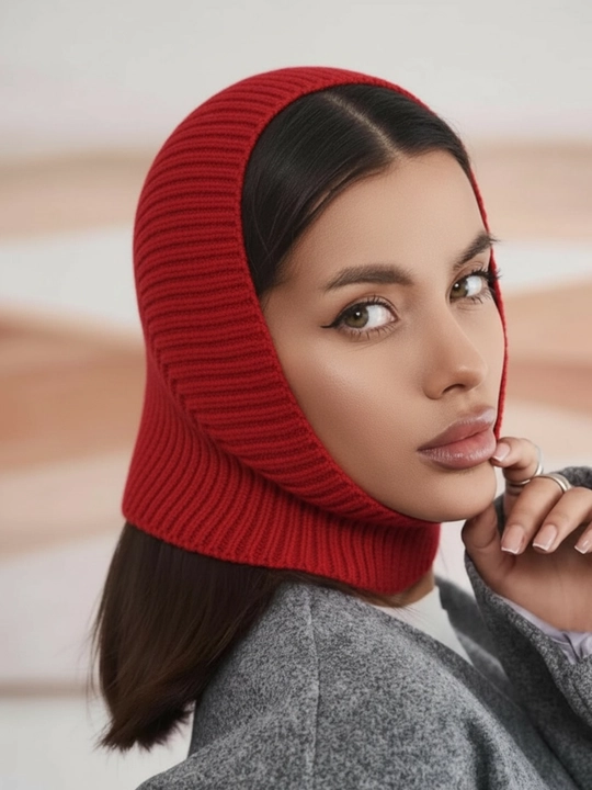 Kosinka, qishki bandana, yumshoq issiq qalpoq, qalin beret, sharf, ayollar va qizlar uchun
