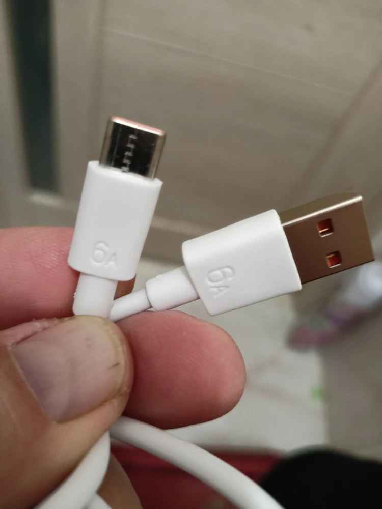 USB Type-C 3.0 kabeli, 6A, mustahkam, tez zaryadlash va ma’lumot uzatish uchun