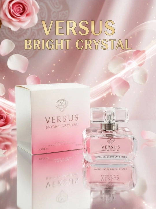 Ayollar uchun parfyumeriya suvi Versus Bright Crystal, Fragrance World, 100 ml