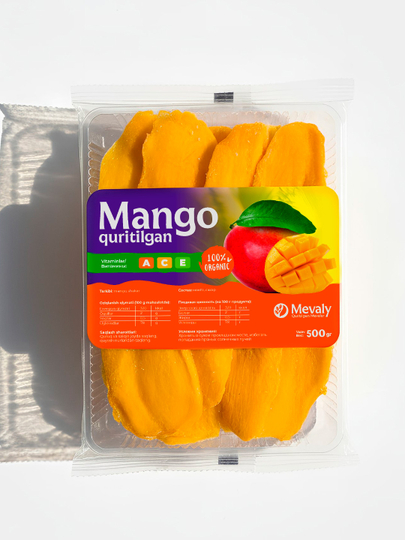 Mango quritilgan, shirin, 500 g