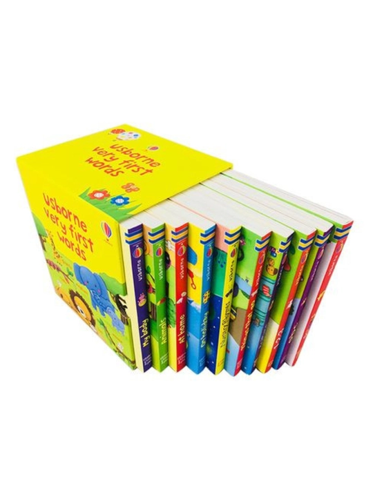 Usborne Very First Words —  10 ta rivojlantiruvchi karton kitoblar to`plami