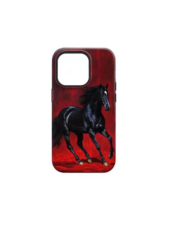 Iphone uchun chexol, g'ilof 13, 14, 15, Pro, Max milliy stilda