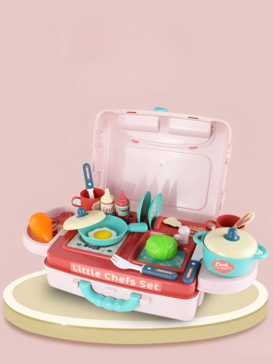 Детская кухня игровой набор, игрушечная посуда, столовый набор