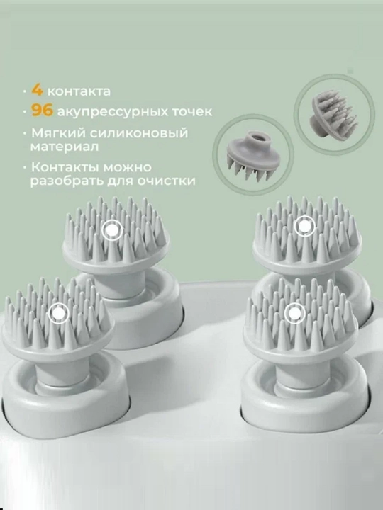 Электрический роликовый массажер для головы и тела