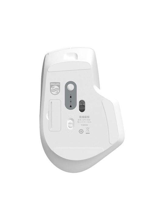 Мышь Philips серии 8000, удобная для дома и офиса, Bluetooth 2.4G, USB-C/USB-A, 500 мА·ч