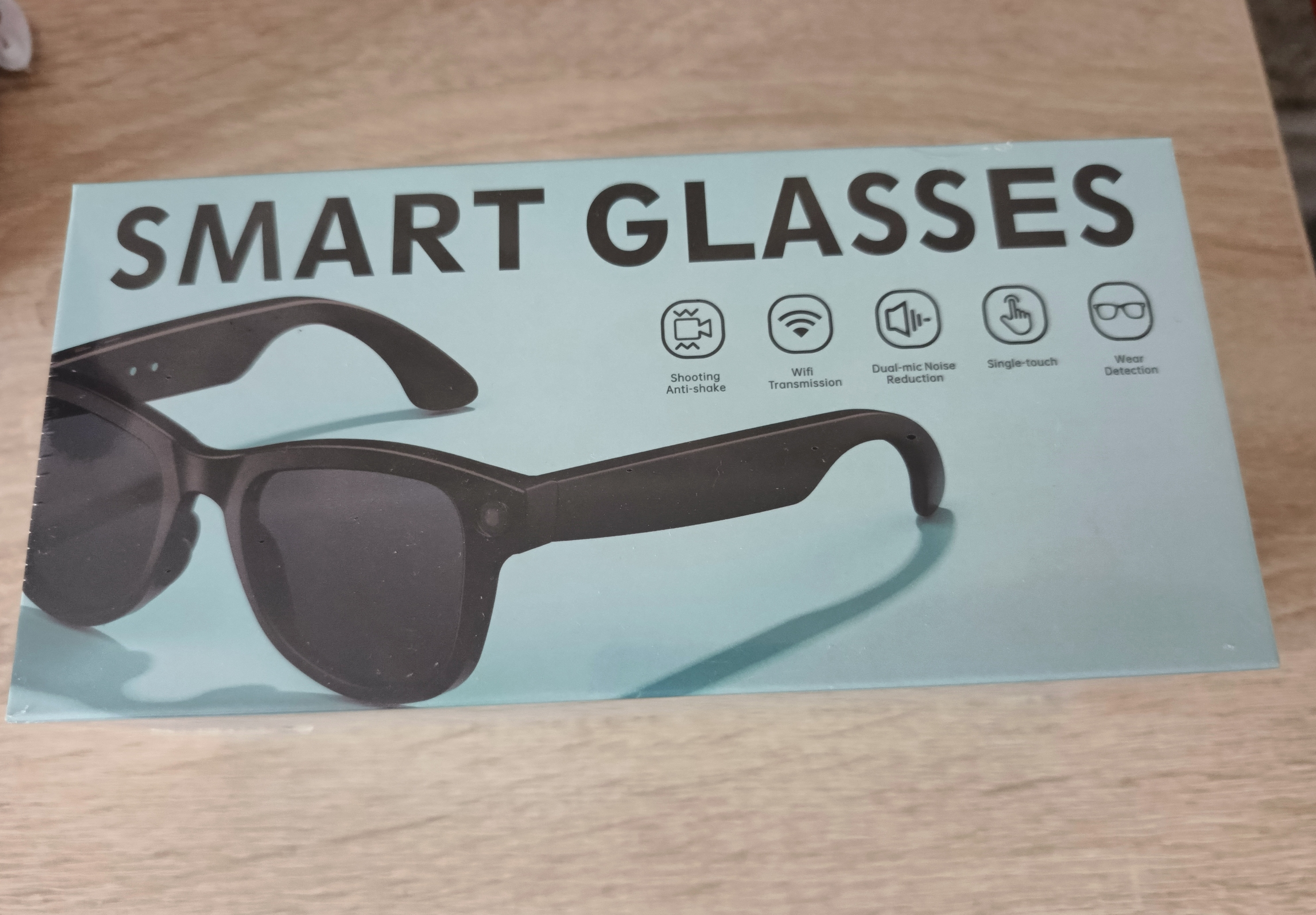 AI Vision Smart Glasses камера Anti-Shake + двойной микрофон