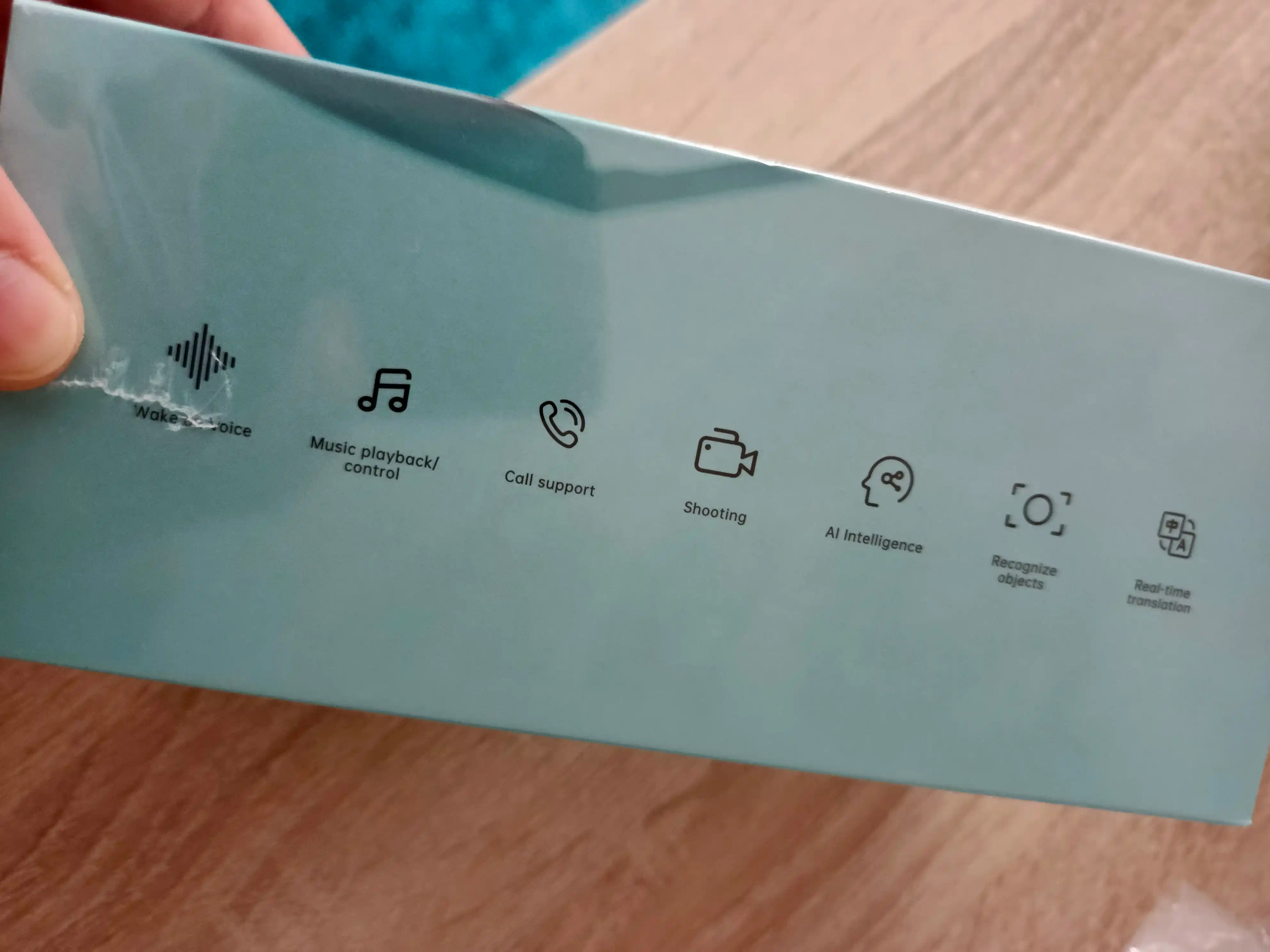 AI Vision Smart Glasses камера Anti-Shake + двойной микрофон