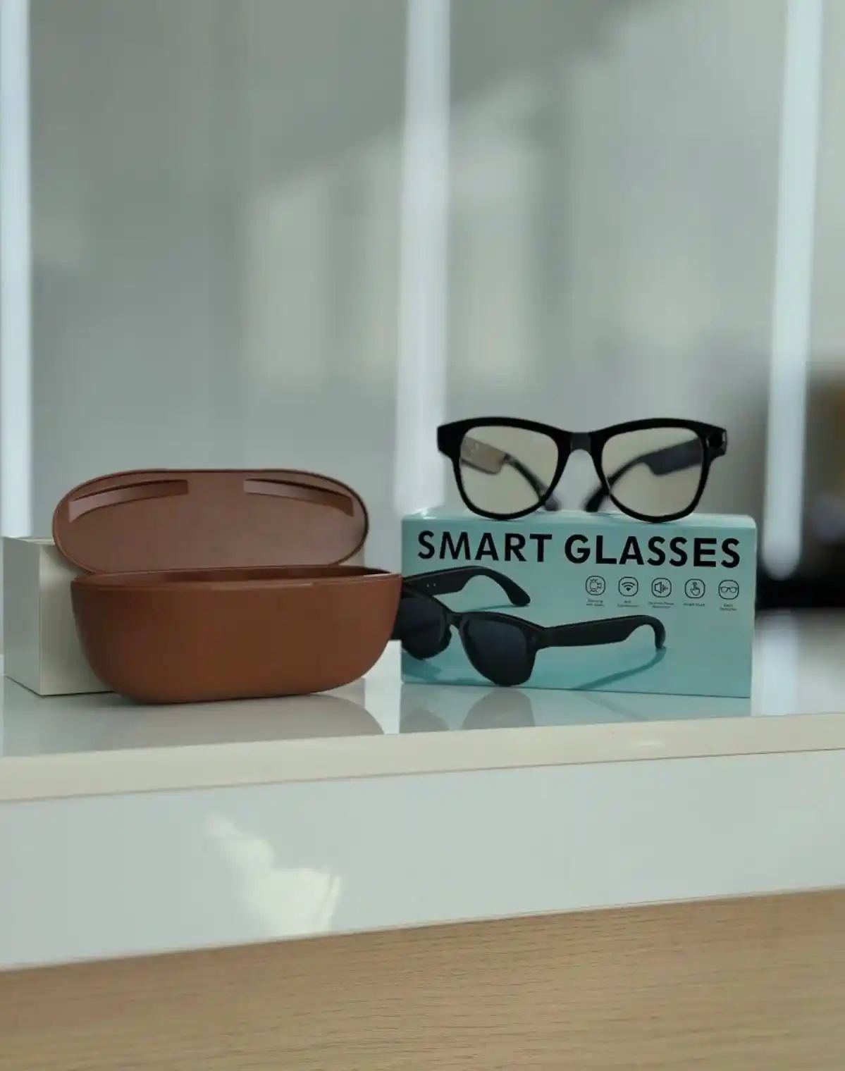 AI Vision Smart Glasses камера Anti-Shake + двойной микрофон