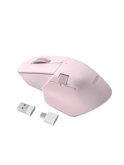 Мышь Philips серии 8000, удобная для дома и офиса, Bluetooth 2.4G, USB-C/USB-A, 500 мА·ч