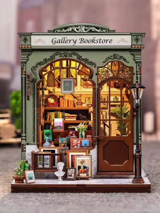 Румбокс Пазл Diy Nook 3D, деревянный с лампой
