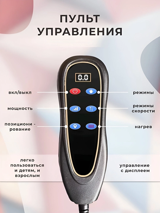 Массажер для спины, ног, тела, массажный матрас электрический, 3D