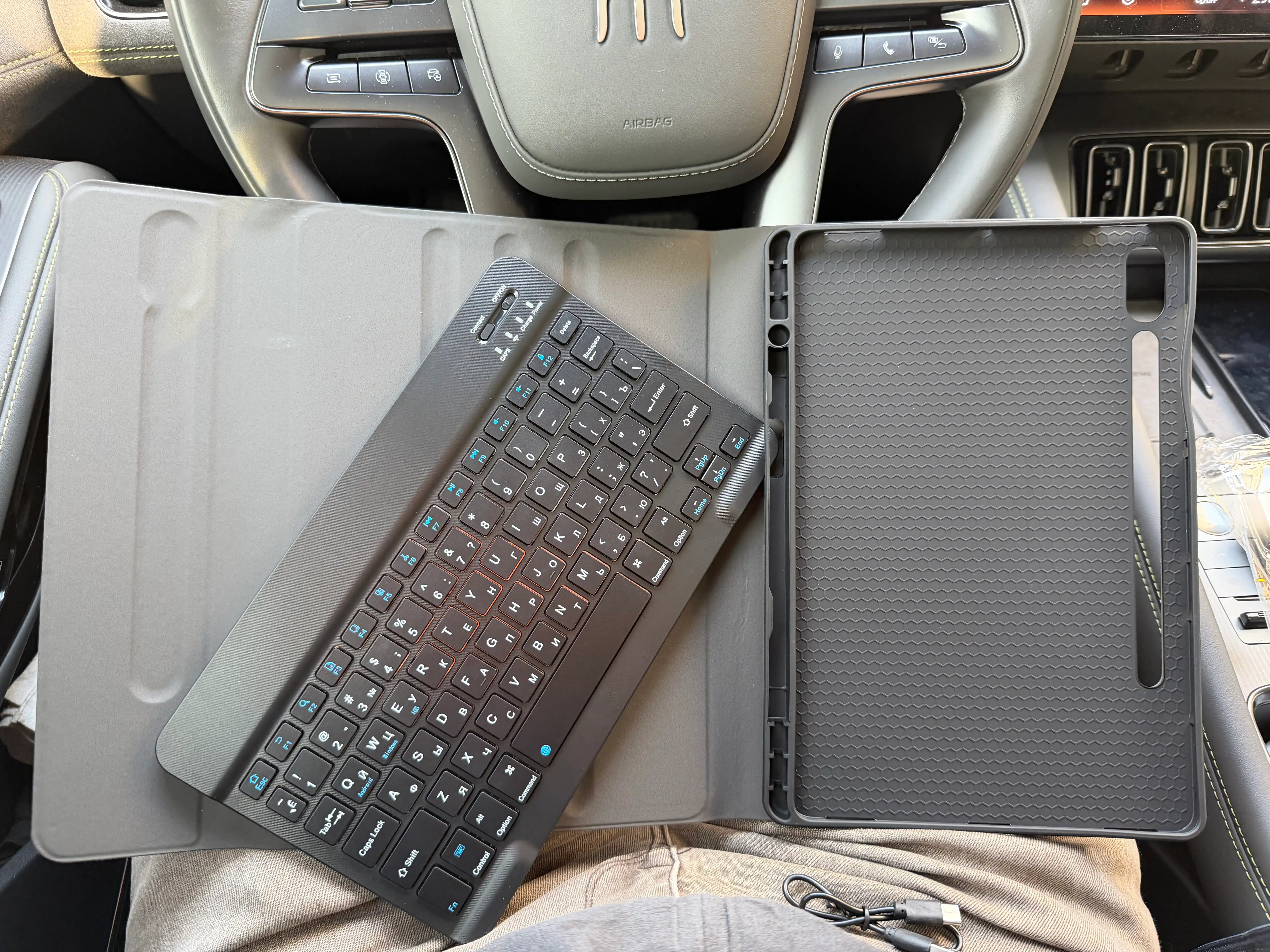 Чехол клавиатура для Samsung Galaxy Tab A11, A9+, S10, S9, S8, S7, FE/Plus/Ultra, Keyboard