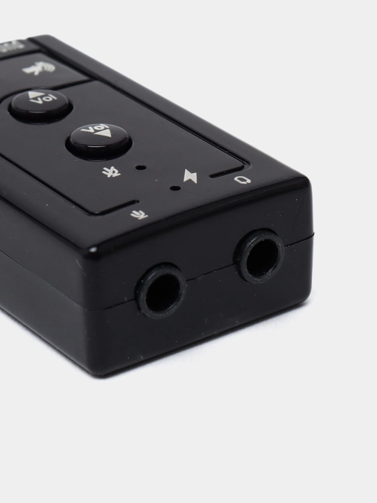 Tashqi USB ovoz kartasi 7.1, boshqarish tugmachalari bilan