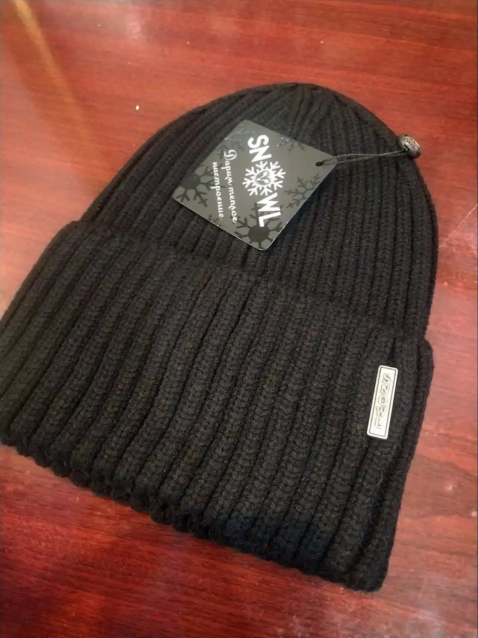 Beanie ayollar to‘qima qalpog‘i, bezakli tugmali issiq va yumshoq, qishki bosh kiyim