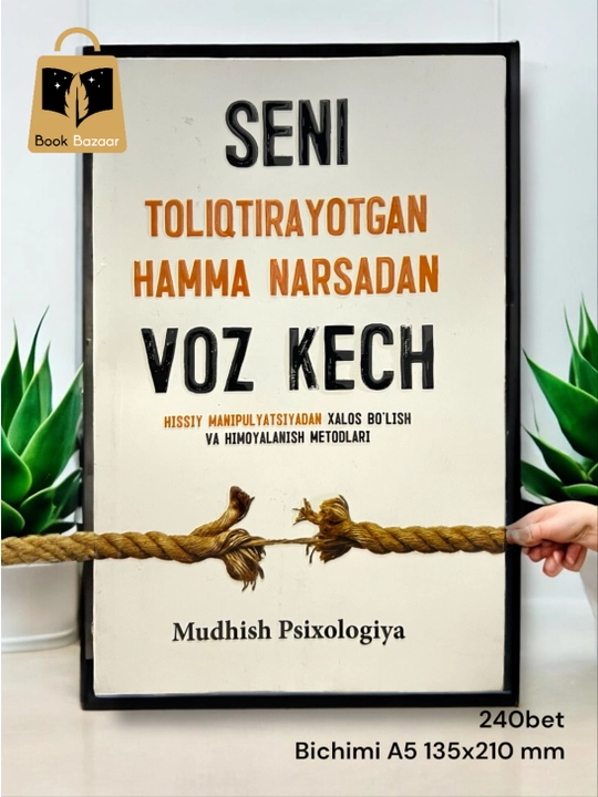 Seni toliqtirayotgan hamma narsadan voz kech