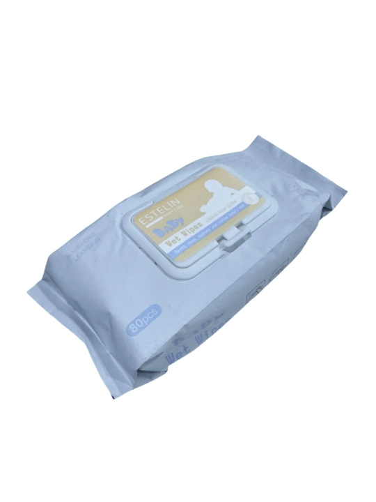 Bolalar uchun nam salfetkalar Estelin Baby Wet Wipes — 80 dona