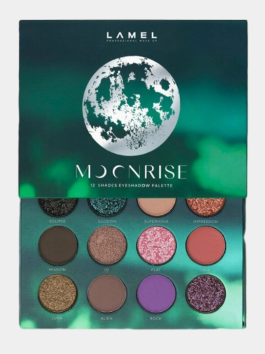 Палетка теней для век Lamel Moonrise Eyeshadow Palette № 401 - 