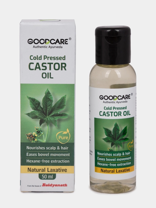 Sof sovuq presslangan kastor yog'i Baidyanath Good Care, 50 ml