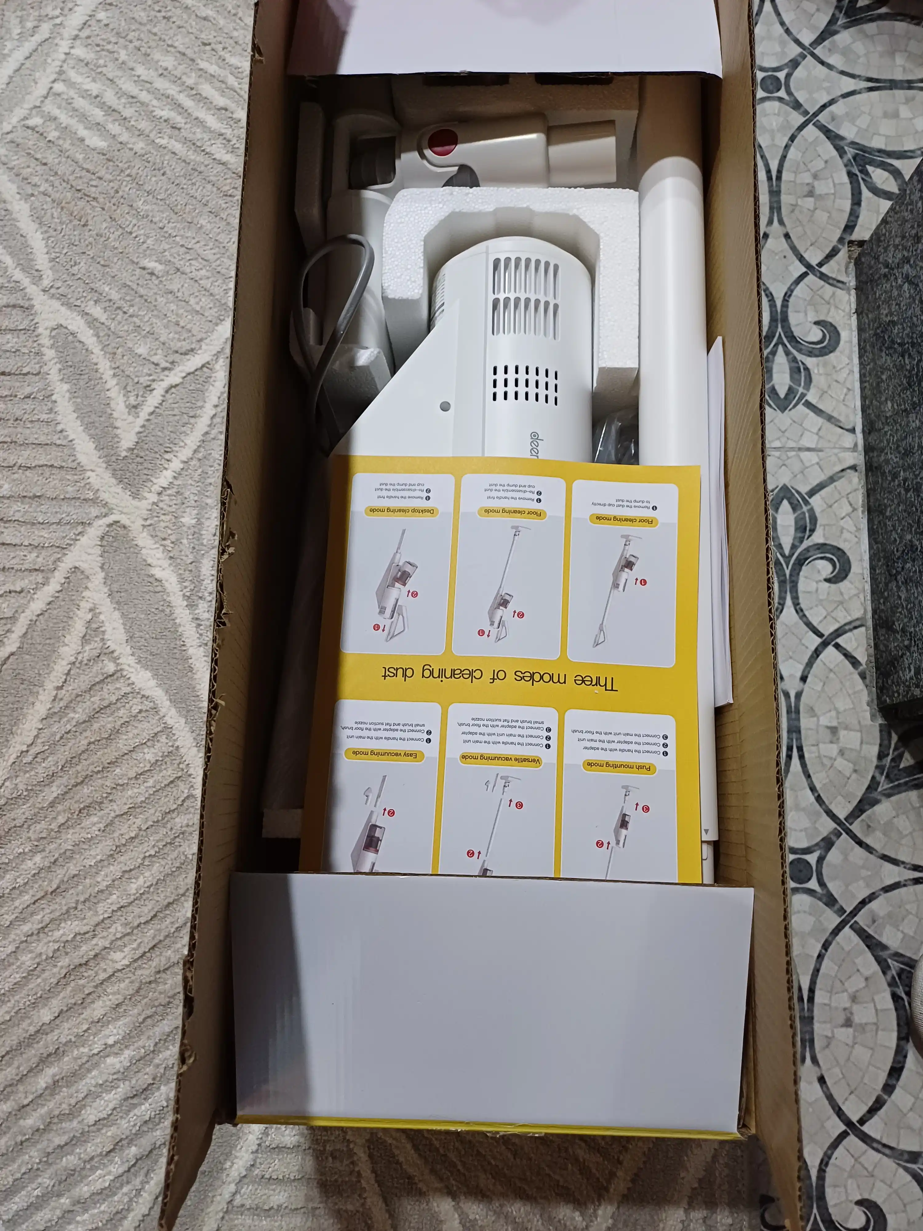 Ручной пылесос Xiaomi Deerma DX 888, для дома, офиса, проводной, вертикальный пылесос