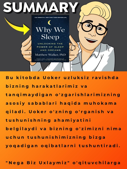 Why We Sleep, Matthew Walker