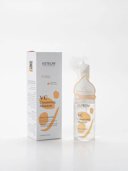Yuz uchun muss ko‘pigi Estelin tiniqlashtirish, tozalash va tusni tekislash, 125 ml - 