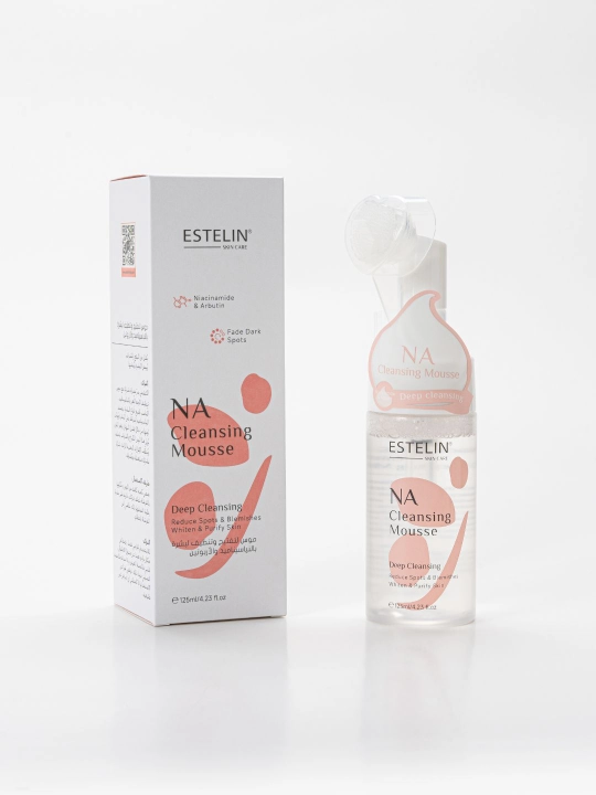 Yuz uchun muss ko‘pigi Estelin tiniqlashtirish, tozalash va tusni tekislash, 125 ml - 