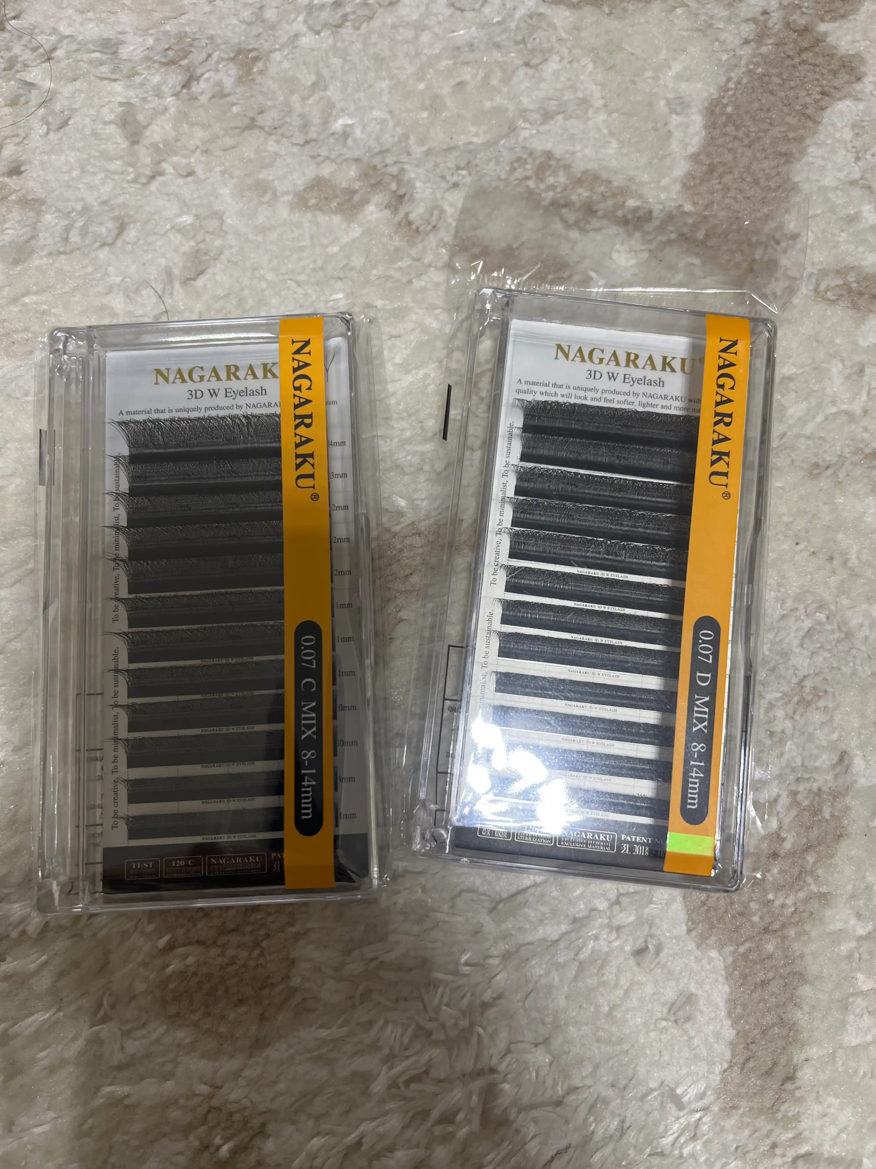 NAGARAKU 3D/4D/5D hajmli kipriklar — tabiiy effekt va mukammal hajm