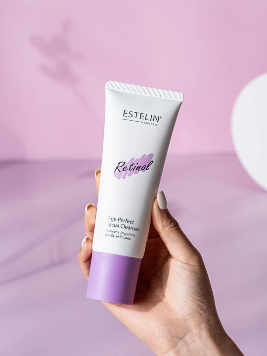 Yuz uchun retinolli ko‘pik Estelin Retinol Age Perfect Face Cleanser, 120 g - 