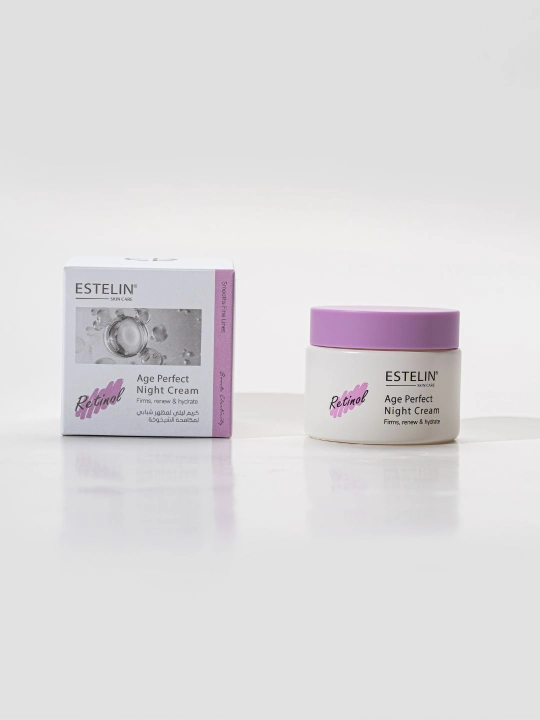 Антивозрастной ночной крем для лица с ретинолом, Estelin Retinol Age Night Cream, 50 г