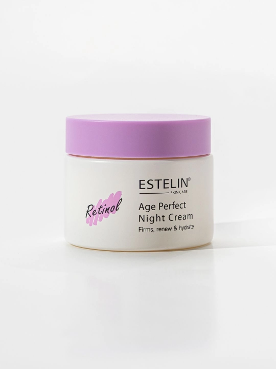 Антивозрастной ночной крем для лица с ретинолом, Estelin Retinol Age Night Cream, 50 г