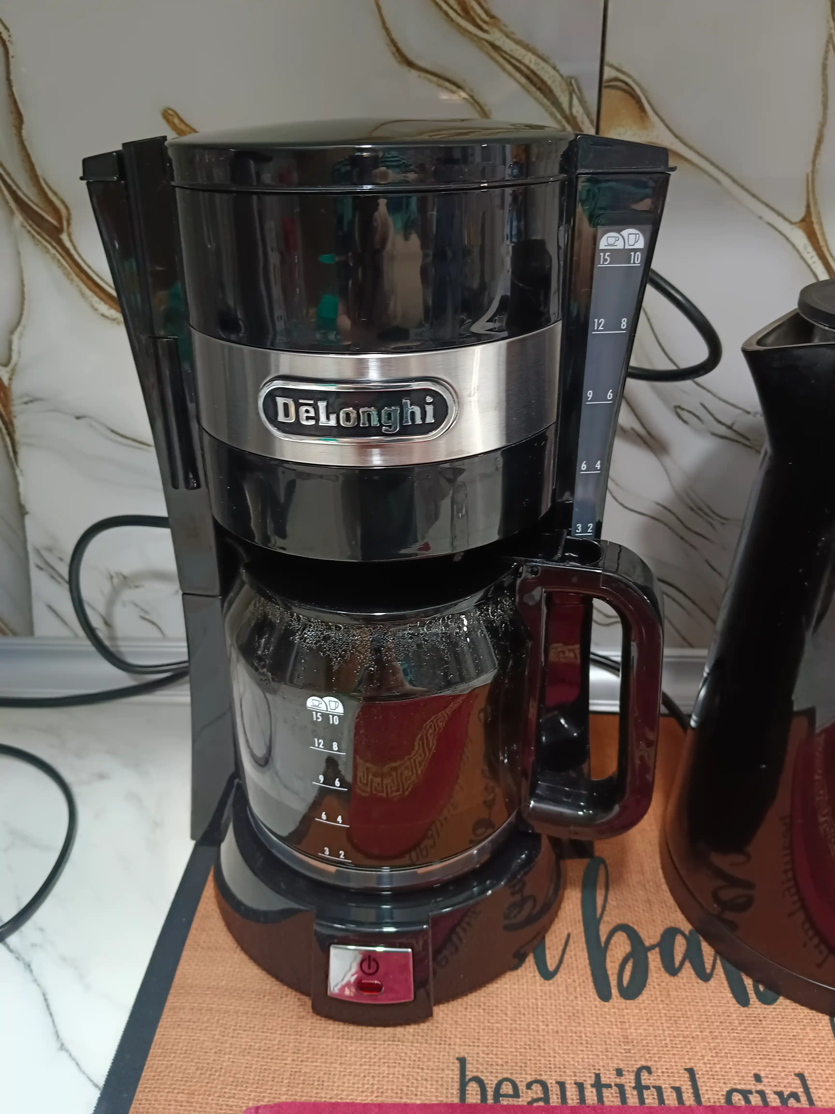 De'Longhi ICM15210.1 tomchilatib qahva qaynatgich, 900 Vt, 1,25 l, 10 chashka