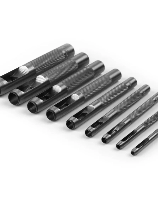 Набор круглых пробойников для кожи (3mm - 12mm)