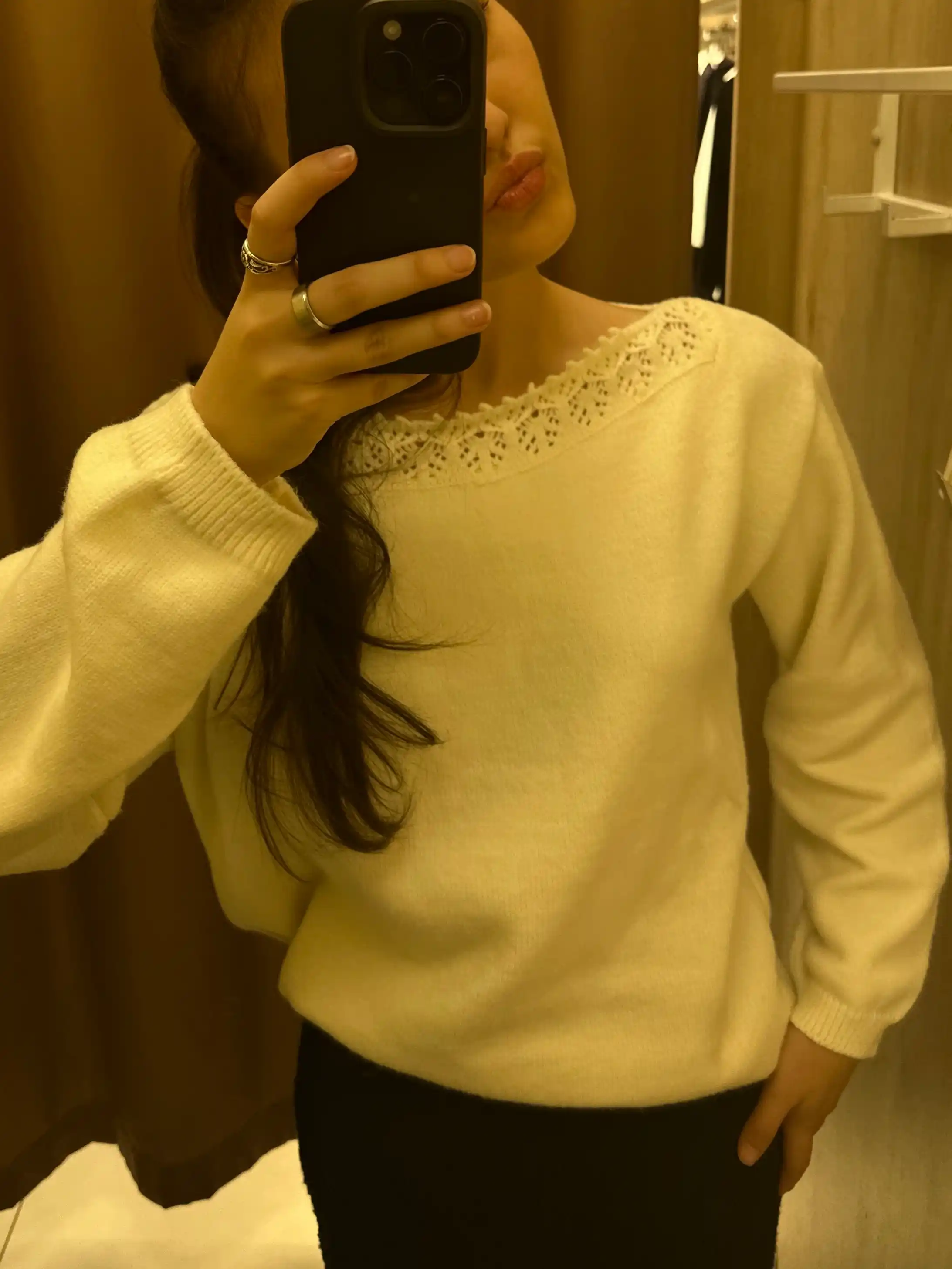 Svitser ayollar uchun Elly Fashion, keng yoqali va yumshoq matoli