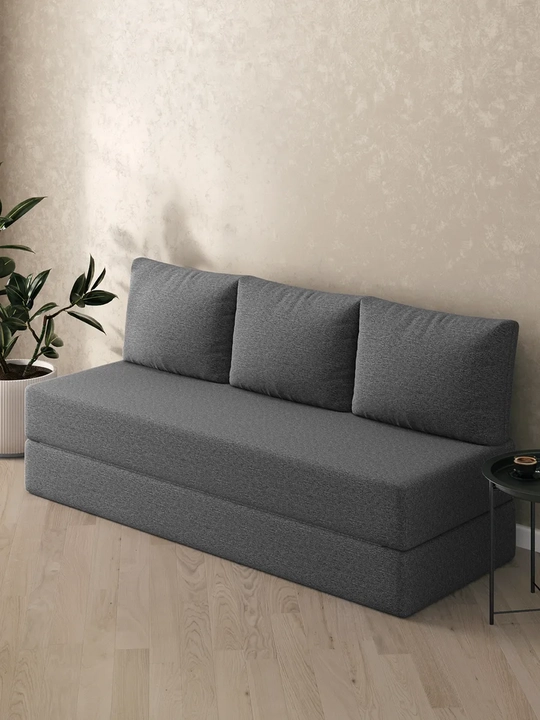 140x190 sm karkassiz, yig‘ma divan-krovat — qulay yotoqxona uchun ideal tanlov