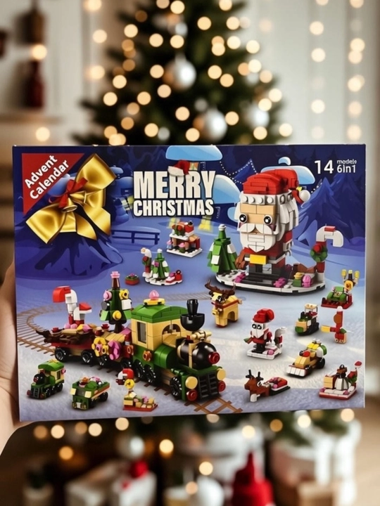 Yangi yil «Merry Christmas» advent-kalendar ( 3D konstruktor) - 