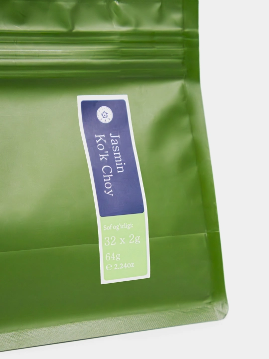 Жасминовый зелёный чай - Jasmin Green Tea 32×2 г, 64 г, Riantea