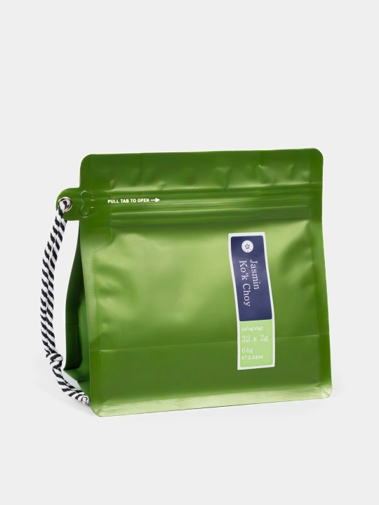 Жасминовый зелёный чай - Jasmin Green Tea 32×2 г, 64 г, Riantea