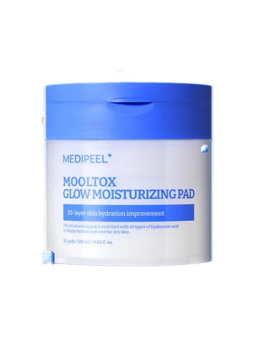 Yuz uchun pilling-pedlar MOOLTOX GLOW MOISTURIZING PAD