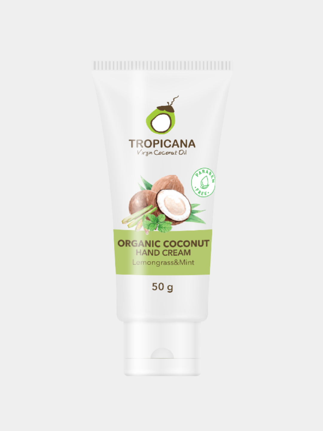 Кокосовый крем для рук Tropicana, без парабенов, 50 гр, 3 аромата