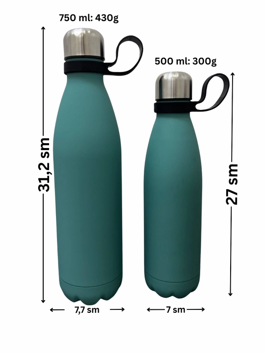 Qahva choy suv sport sayohat, o‘qish uchun termos, issiq, sovuqni saqlaydi, 500 ml, 750 ml