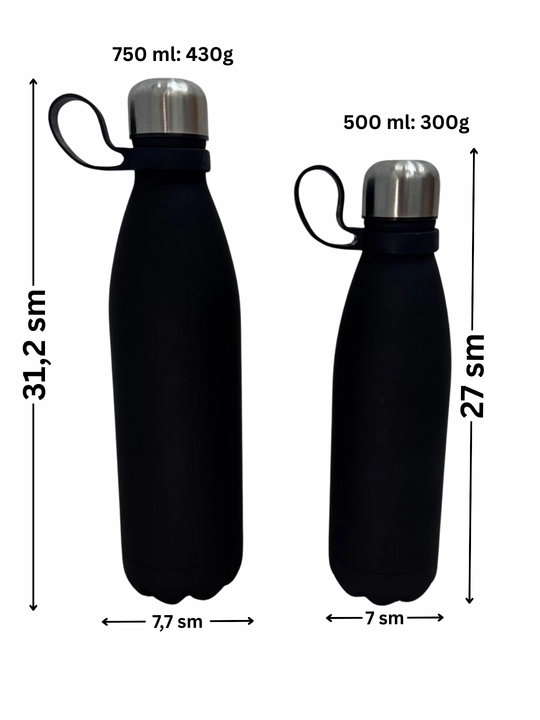 Qahva choy suv sport sayohat, o‘qish uchun termos, issiq, sovuqni saqlaydi, 500 ml, 750 ml