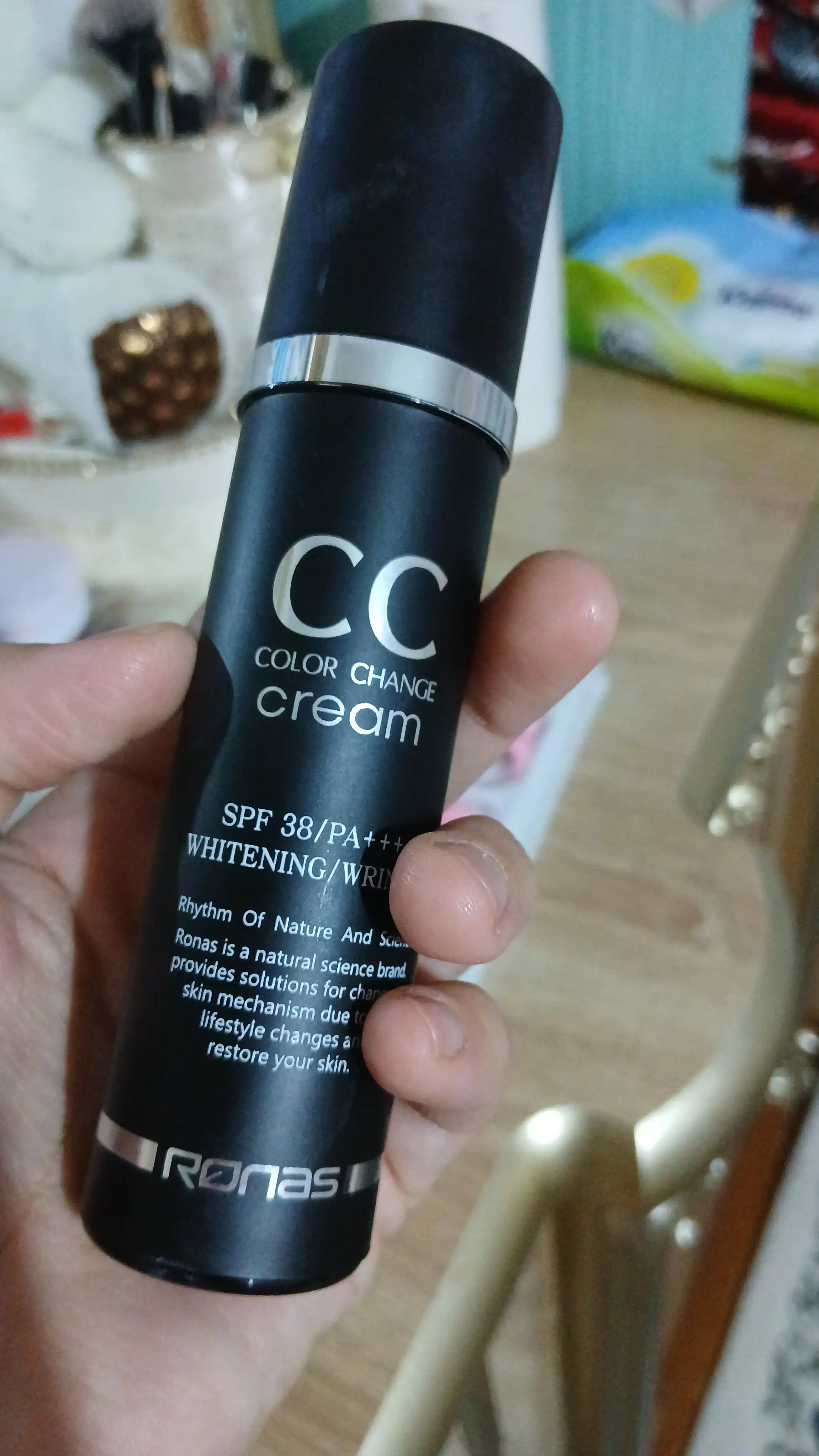 Ronas CC quyoshdan himoyalovchi krem SPF 38 PA+++, 50 ml
