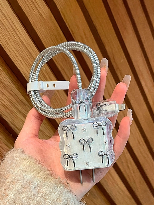 Quvvatlash moslamasi va kabel uchun g‘ilof, iPhone uchun - 