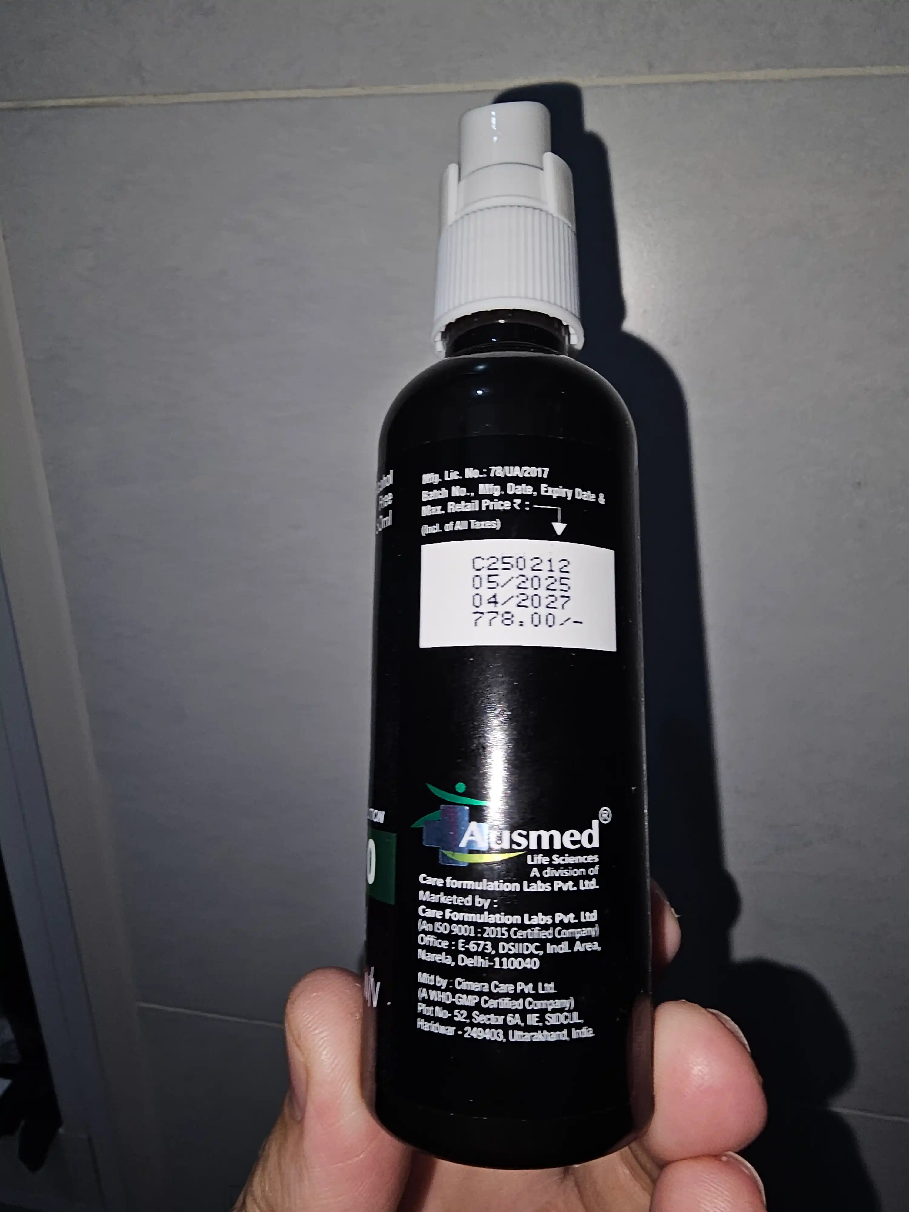 Миноксидил 10 Mitoxess Minoxidil Topical Solution USP, для роста волос и бороды, 60 мл