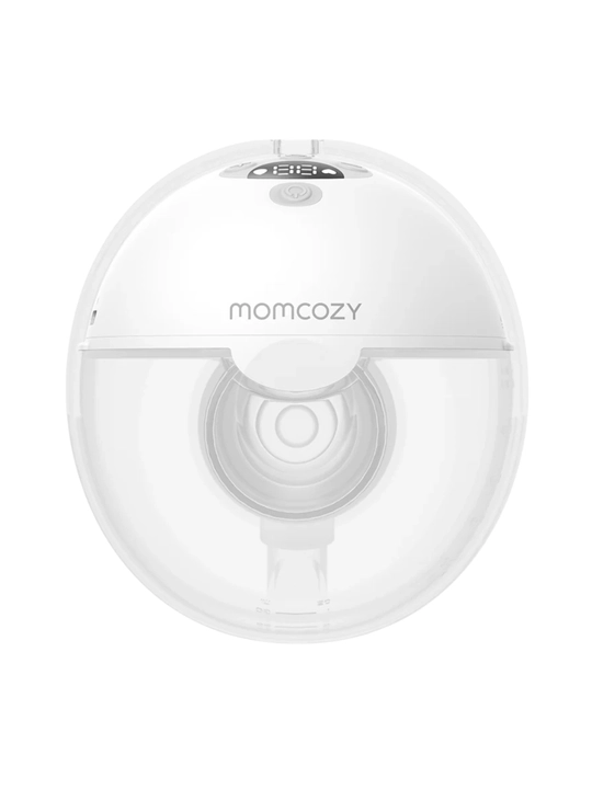 Momcozy M5 двойной молокоотсос — бесшумный, носимый, 3 режима, 9 уровней, 24 мм, Gray